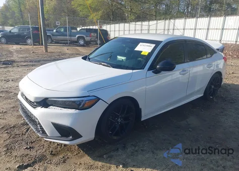 2022 Honda Civic Sport z USA, uszkodzony, nr VIN 2HGFE2F52NH544935